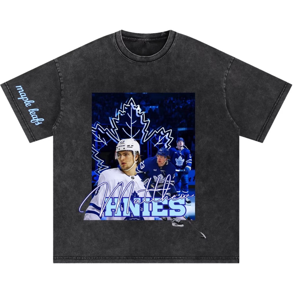 Matthew Knies Graphic Tee - Toronto Maple Leafs Y2k Vintage